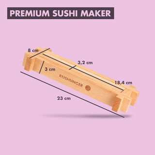 Premium Sushi Maker, Birkenholz